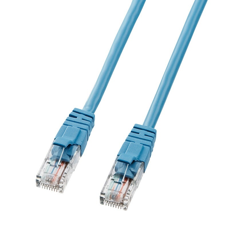 （まとめ買い）エンハンスドカテゴリ5LANケーブル 10m ブルー LKB5Y-10BLN [x3]