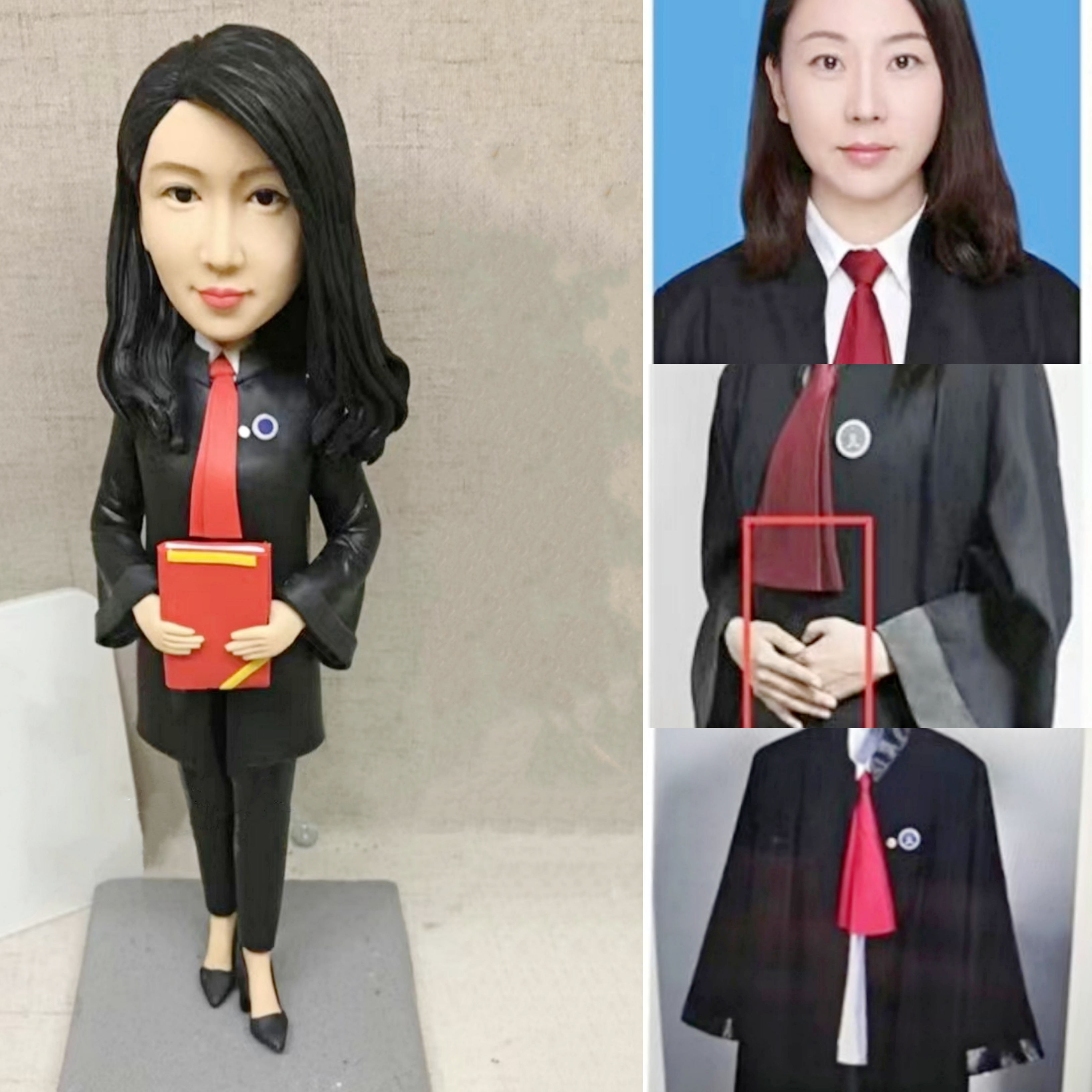 【オーダーメイド】3D肖像画 似顔絵 人形 フィギュア 彼氏 彼女 誕生日 ケーキトッパー 記念日 カップル 友達 プレゼント