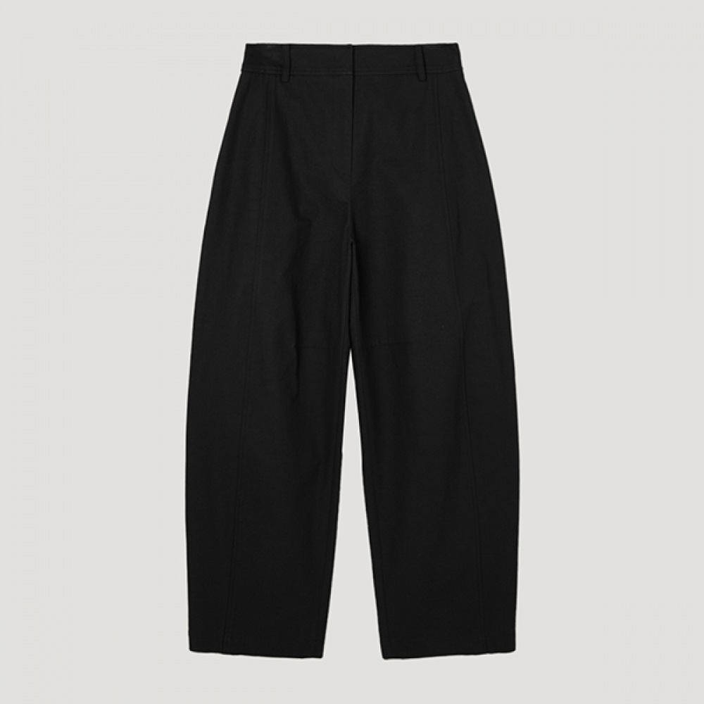 [シーズミス] コットンリネンテーパードパンツ_swwslp11060_BK