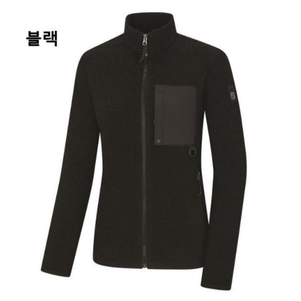 HC03 女性ブークルボンディングフリースジップアップジャケット ジェニバー(ブラック) KVJ6515W (S41517687)