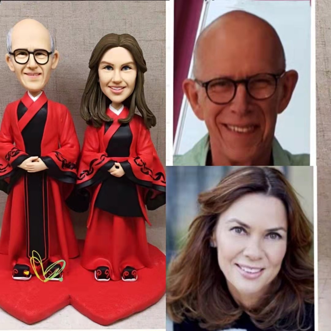 【オーダーメイド】3D肖像画 似顔絵 人形 フィギュア 結婚祝い 周年記念日 記念品 彼氏 彼女 夫婦 カップル 両親 贈呈品/和装