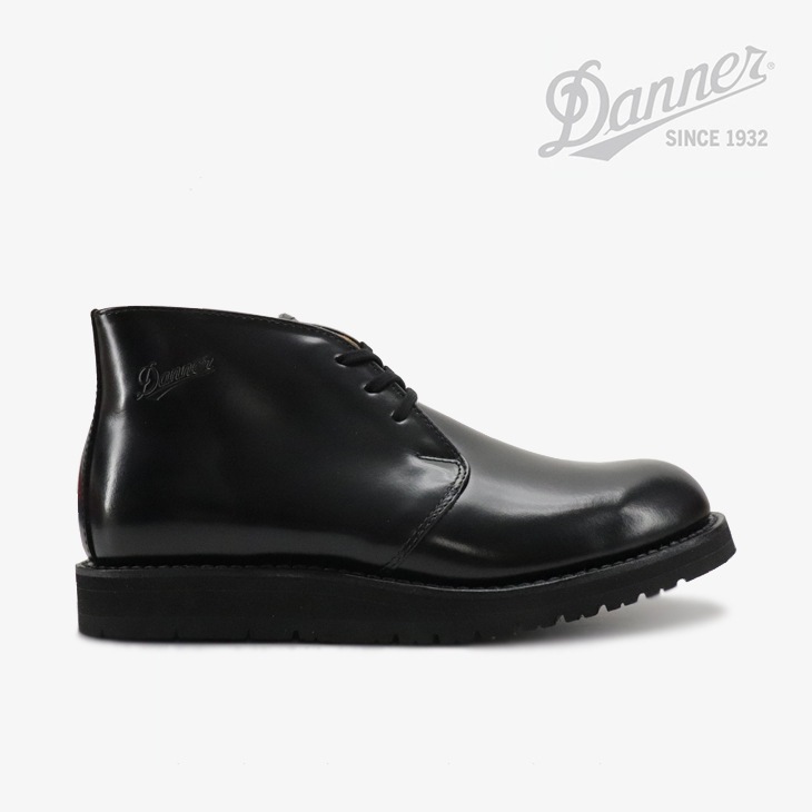 ポストマン ブーツ レザー/ブラック（D214302）