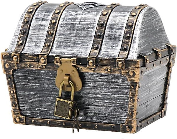 Qoo10] 宝箱 小物入れ 収納 ボックス 鍵付き