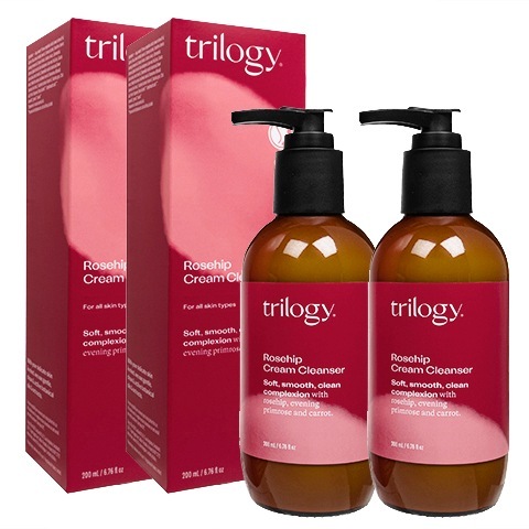ローズヒップクリームクレンザー200ml 2本 トリロジー 海外発送：日時指定不可