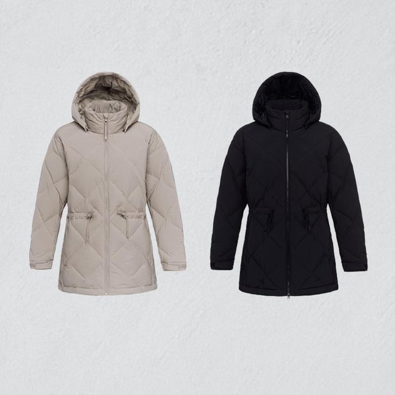 25年度 F/W 新商品 重量級 ダウンジャケット 女性用 ダイヤモンドチューブ ミッドダウンジャケット2 ( 1BYPAWU526 )