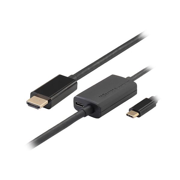 ラトックシステム USB Type-C to HDMI 変換ケーブル（PD対応/2m） RS-UCHD4K60-2M 5,489円