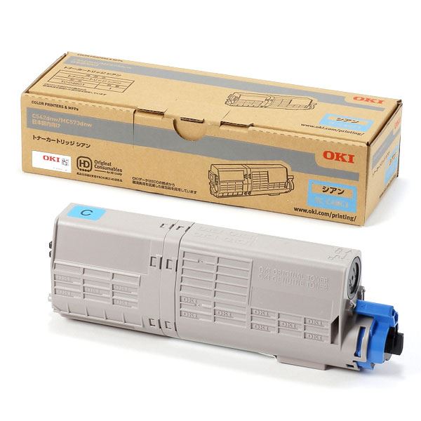 (純正品)OKI 沖電気 トナーカートリッジ(TC-C4BC1 シアン)
