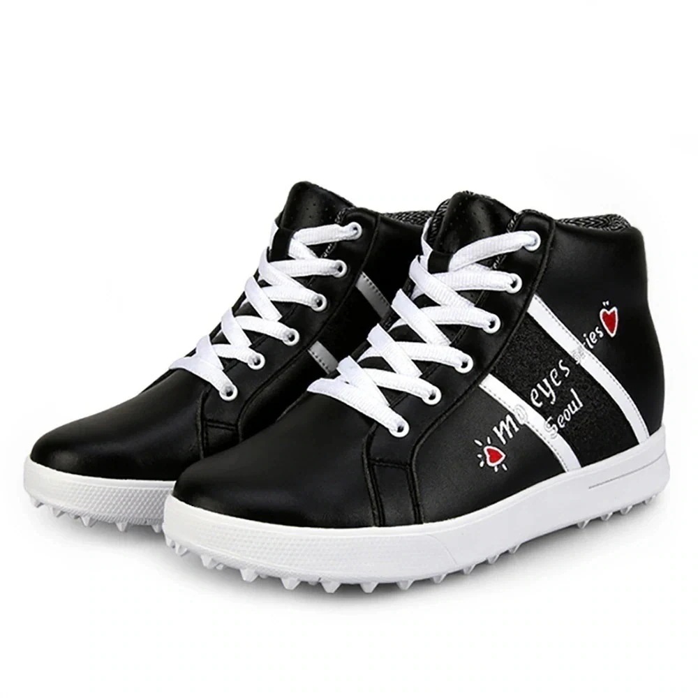 軽量 レディース スパイクレス ハイカット 通気福袋 PU カジュアル 防水 スポーツ ゴルフシューズ