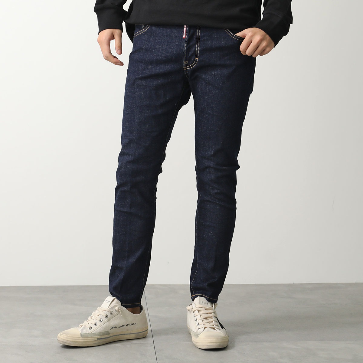 DSQUARED2 ディースクエアード ジーンズ SKATER JEAN スケーター S74LB1425 S30664 メンズ デニムパンツ スリム Gパン ジーパン ストレッチ 470