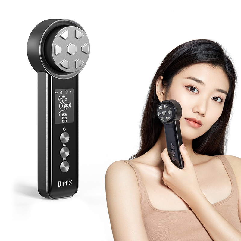 美顔器 RF 温冷美顔器 ems LED光 EP 温冷ケア 1台10役 5モード 振動機能 4段階 コードレス 保湿 引き上げ マイクロカレント日本語取扱説明書付き