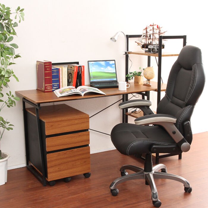 ワークデスク デスク パソコンデスク 幅120cm 奥行き60 木製 机 アンティーク おしゃれ 木