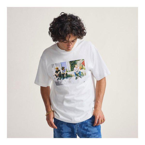 スケートカーブクルー半袖Tシャツ ATIVA VN000QJPWHT