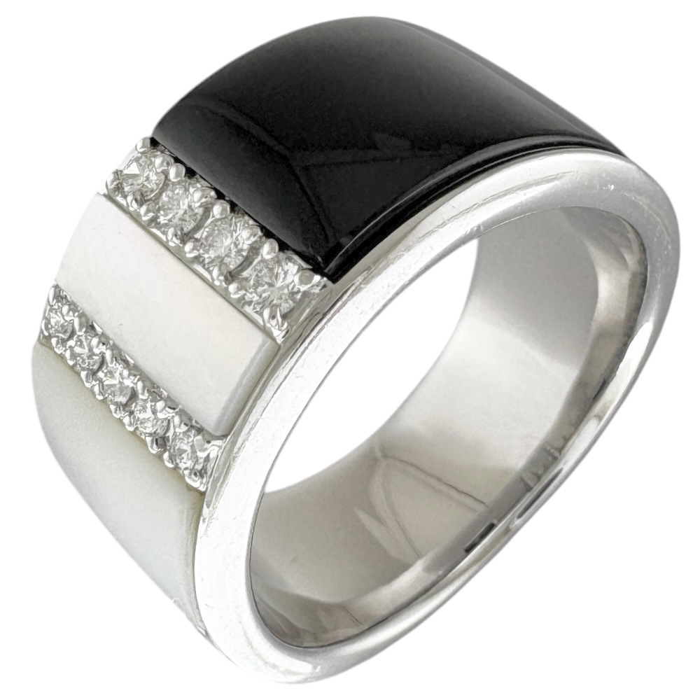 タサキ リング 指輪 14.5号 18金 K18ホワイトゴールド シェル TASAKI 中古 美品