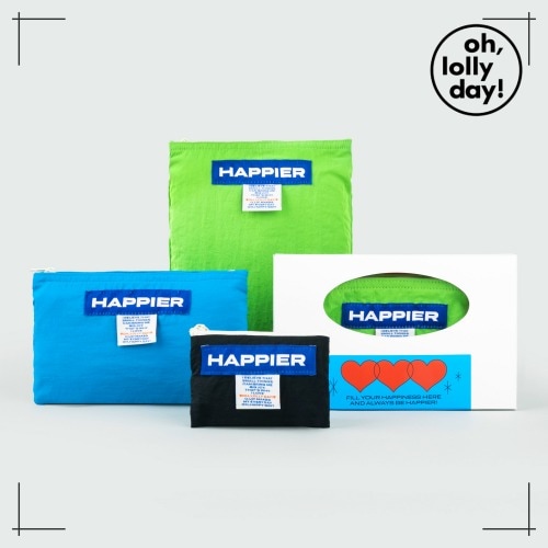 oh, lolly day! ポーチ happier label pouch set