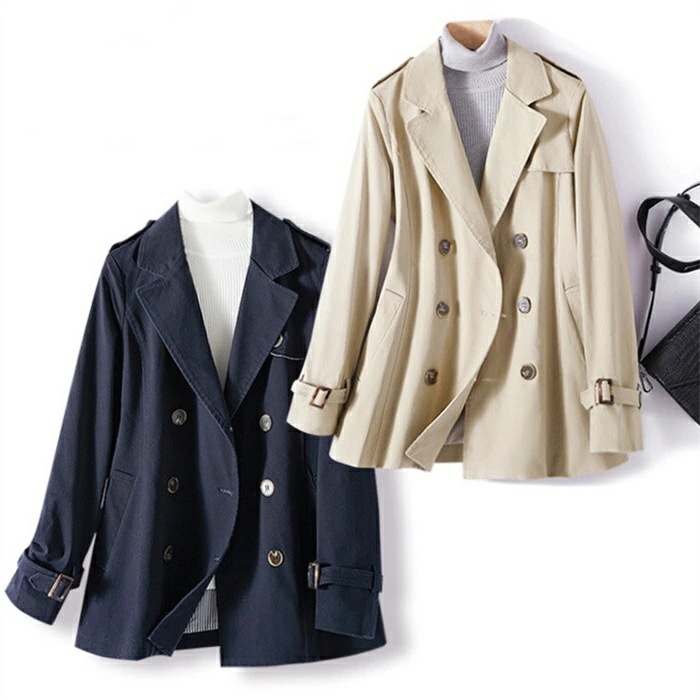スプリングコート トレンチコート コート レディース 春秋 コート アウター 長袖 ジャケット 無地 おしゃれ オフィス 羽織り ショート トップス ゆったり 大きいサイズ 高品質 オフィス 入学式