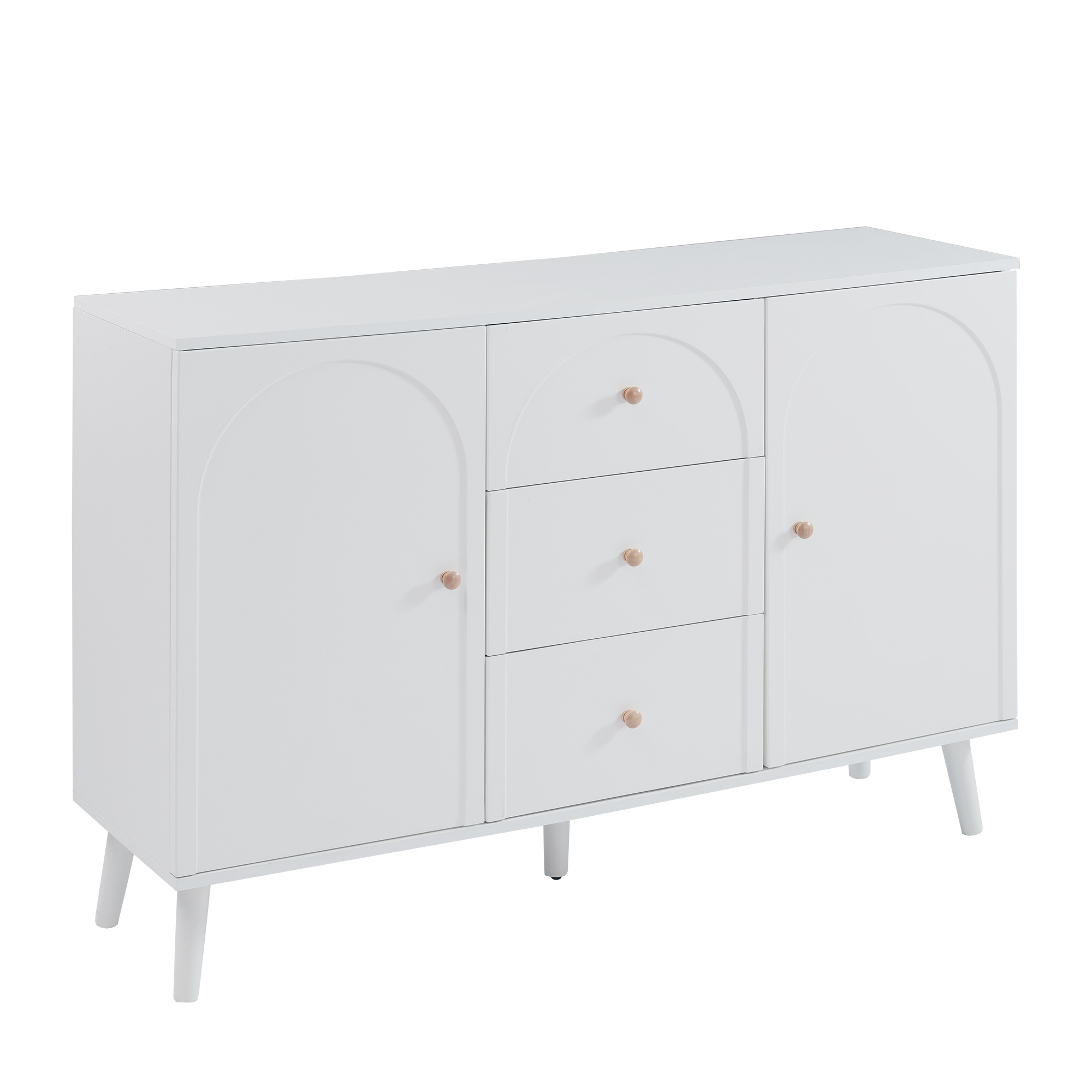 [国内即発送]キャビネット サイドボード チェスト 収納棚 リビング収納 35cm×118cm コンパクトサイドボード 引き出し リビングボード 洋服 タンス 収納 箪笥 おしゃれ キャビネット リビ 14,918円