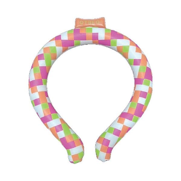 [20個セット] 飛衛門 TOBIEMON アイスリング Mサイズ デジタルジオメトリック オレンジ T-IR-DOMX20