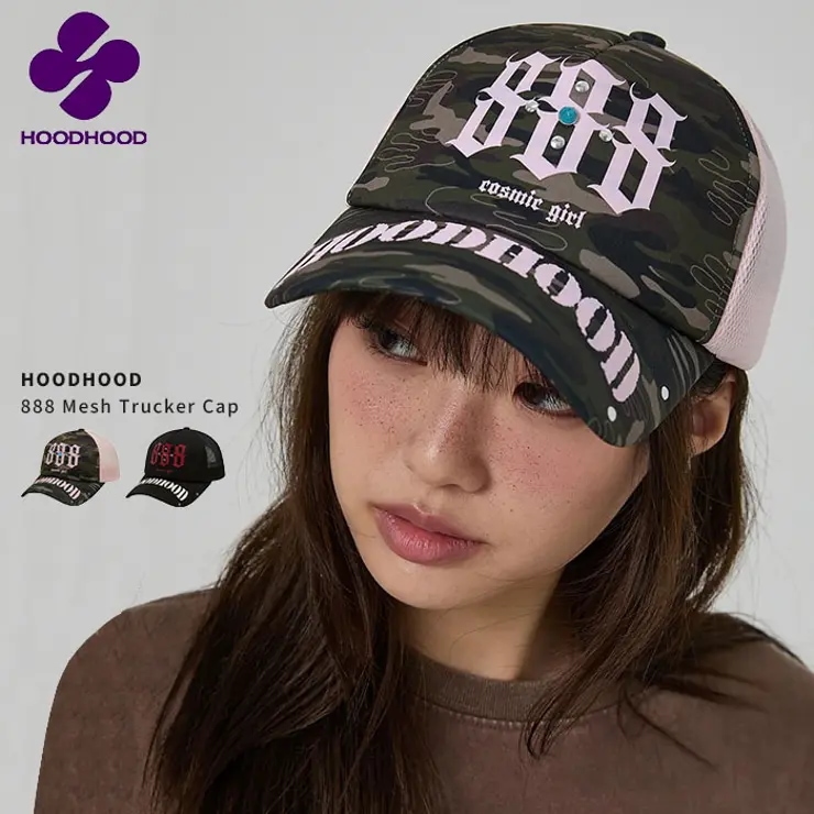 HOODHOOD(フッドフッド)/888 Mesh Trucker Cap