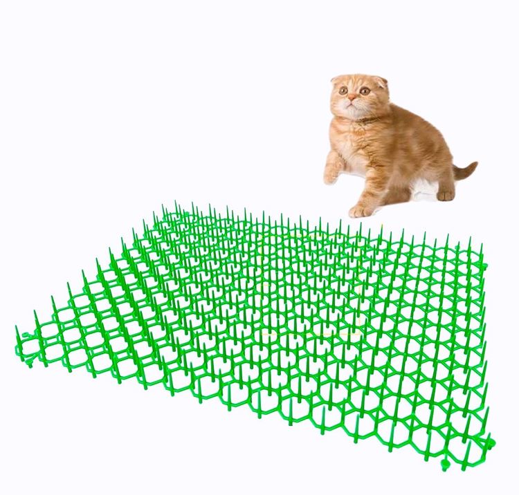 猫よけ グッズ 猫よけとげマット 400*300*27mm 【25枚入り】 猫よけとげシート 野良猫 侵入防止 フン害防止 犬猫侵入防止