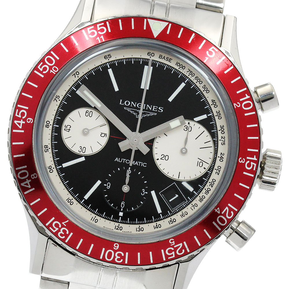 ロンジン LONGINES L2.808.4 ヘリテージ ダイバー 1967 自動巻き メンズ 保証書付き_920798【中古】
