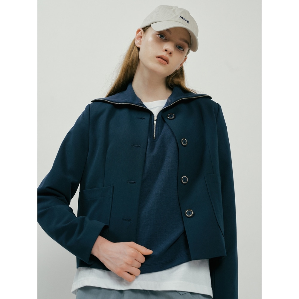 REORG KACK ラウンドネック ジャケット ブルーグリーン 19,712円