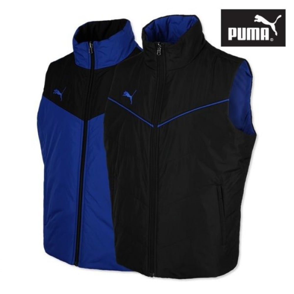 プーマガレリアプーマインディビジュアライズ両面メンズパッド入りベスト