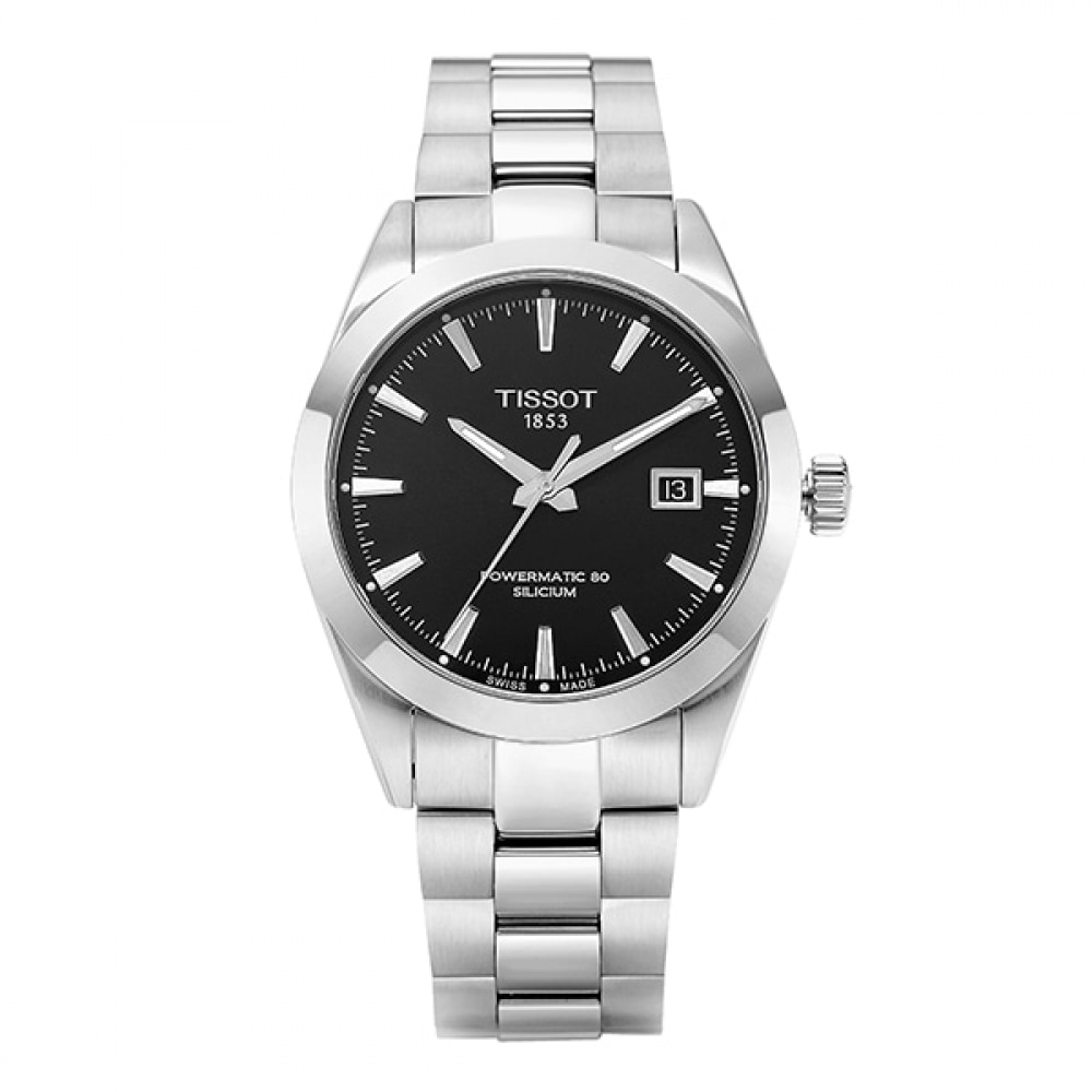 Tissot T127.407.11.051.00 (T1274071105100) ジェントルマンシリコンメンズメタルウォッチ