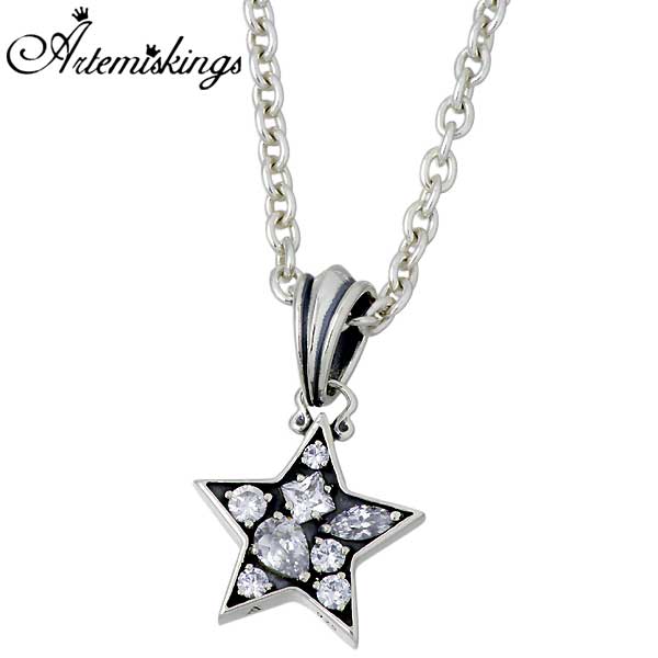 アルテミスキングス ARTEMIS KINGS ブリリアントスターチャーム シルバー ネックレス アクセサリー キュービック シルバー 925 スターリングシルバー AKP0084CL60