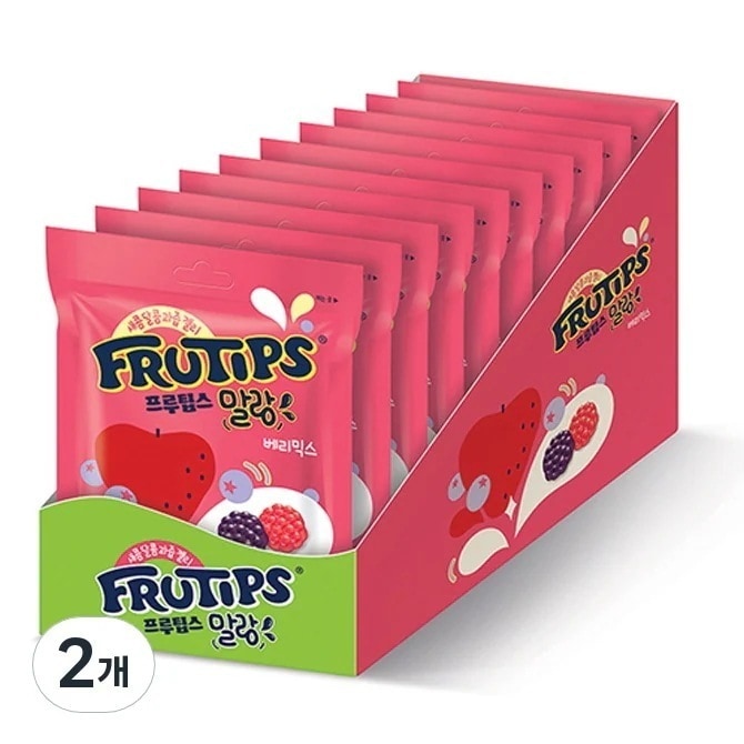FRUTIPS ふわふわ ベリーミックス 10個入り x 2個