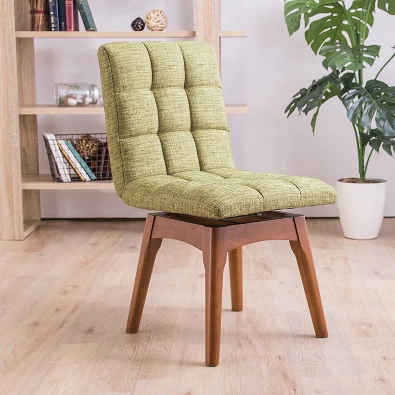 回転ダイニングチェア 1脚 単品 木製チェア 布張り 回転チェア 椅子