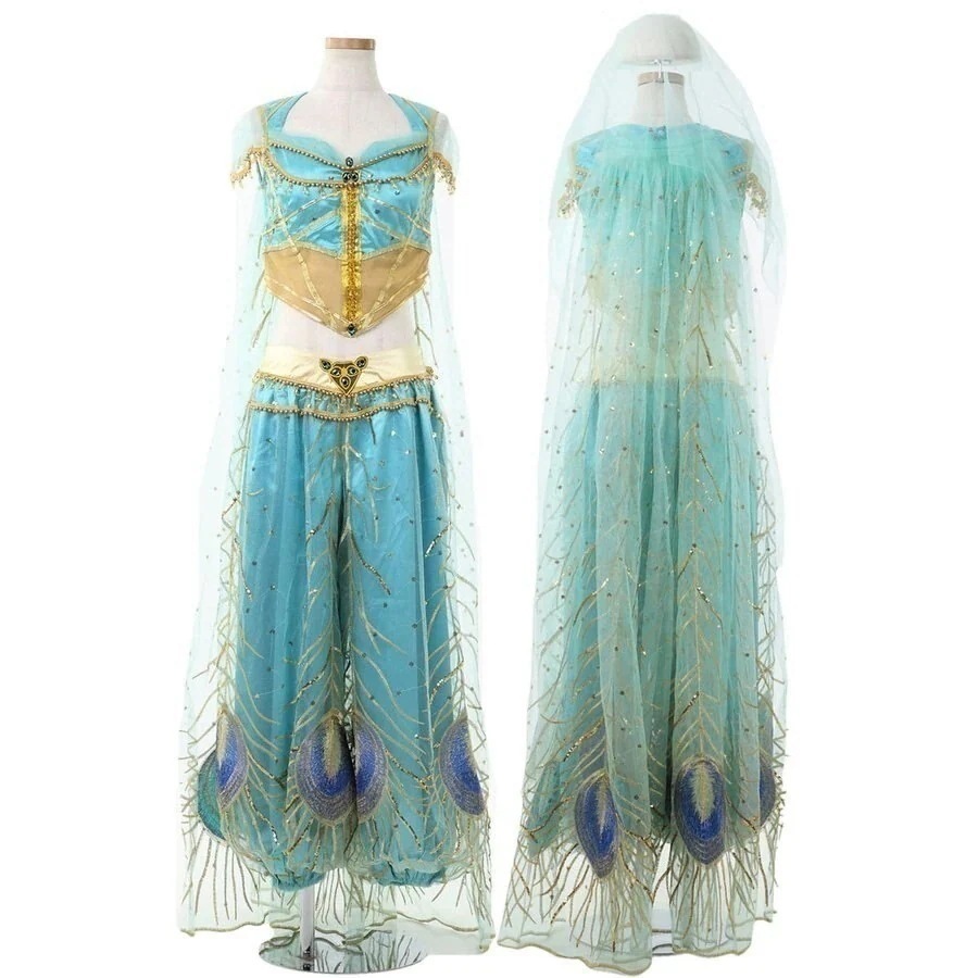 仮装 ハロウィン コスプレ 王女 アラビアン レディース コスチューム 衣装 プリンセス ジャスミン スーツ ハロウィン 2024年新作入荷コスプレ30%までに制限