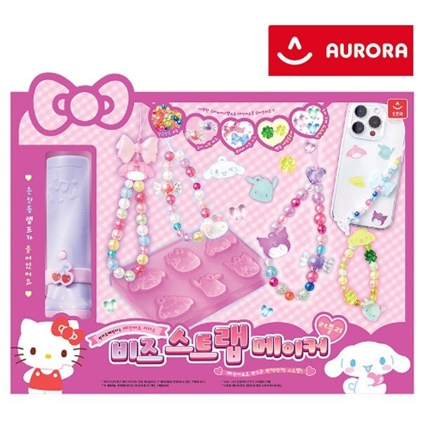 サンリオ キャラクターズ レジンアート ラブリー ビーズ ストラップ メーカー 4,733円