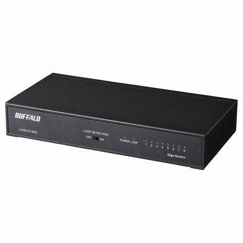 LSW6-GT-8ポート ギガスイッチングハブ LSW6GT8NSBK