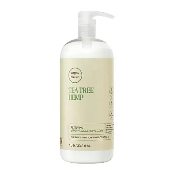 [国内正規品] ポールミッチェル ティーツリー　ヘンプコンディショナー&ボディウォッシュ 1000ml PAUL MITCHELL うるおい ベルガモット ユーカリ エバーグリーン シダーウッド