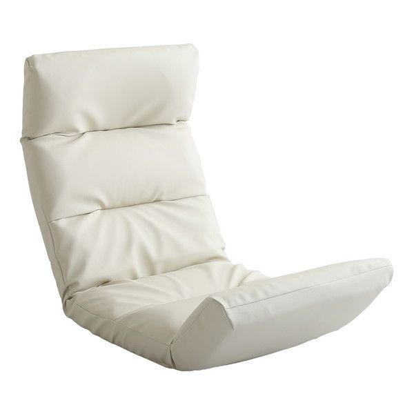 ホームテイスト SH-07-MOL-U 日本製リクライニング座椅子(布地レザー) Moln-モルン- Up type アイボリー メーカー直送