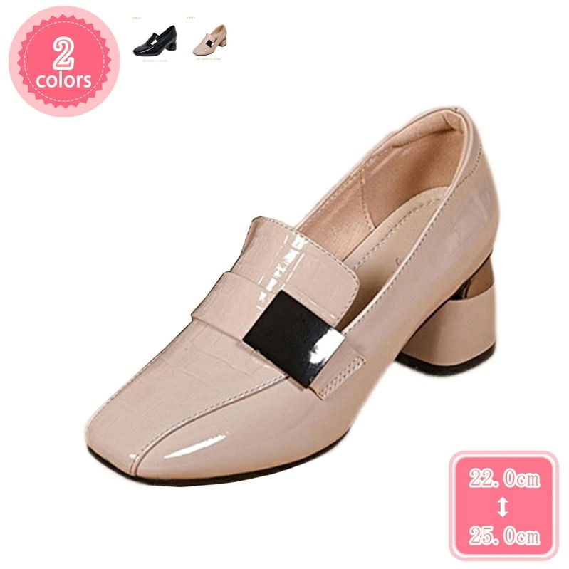1000円OFFクーポン パンプス レディース 痛くない 歩きやすい 牛革 パンプス 大きいサイズ 脱げない らくちん 幅広 コンビシューズ 美脚 ゆったり 靴 ファッション セレモニー フォー