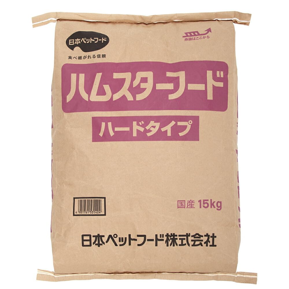 【全国送料無料】 日本ペットフード ハムスターフード ハードタイプ15kg