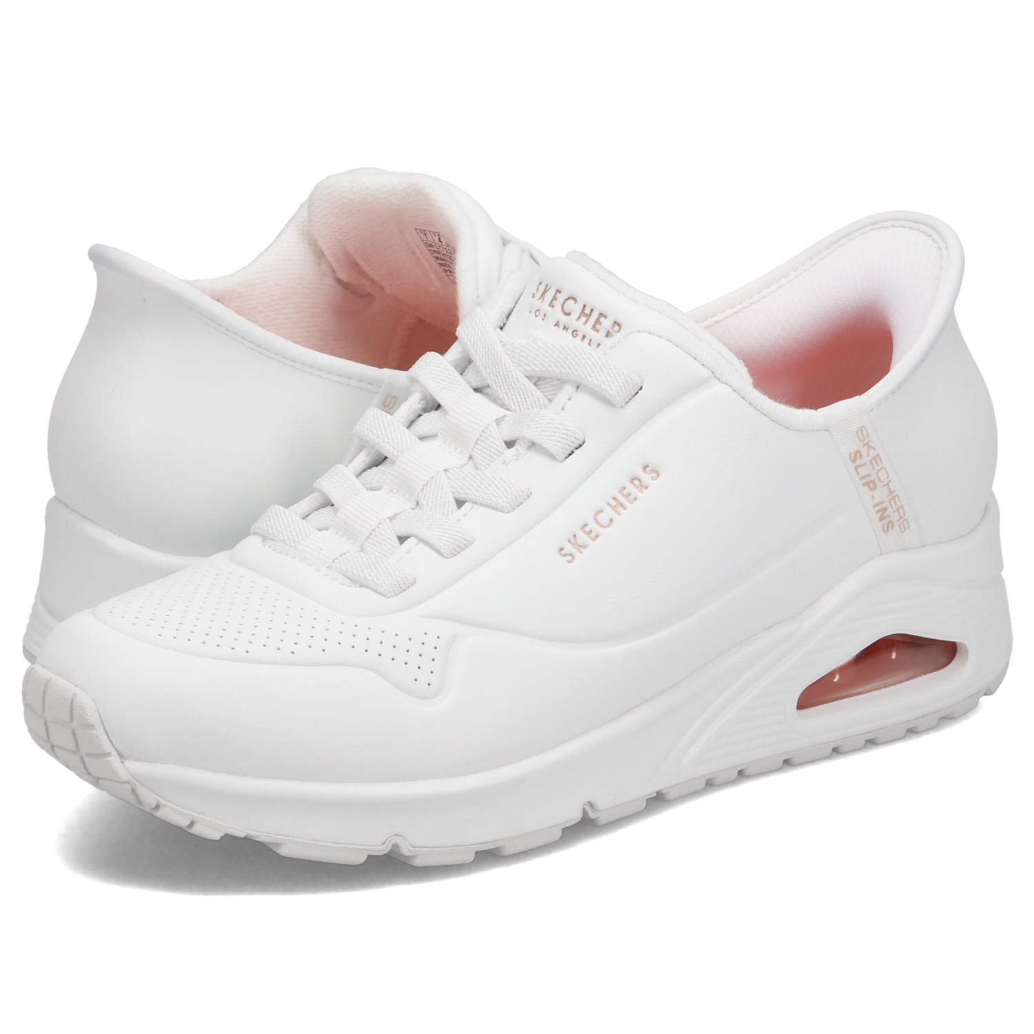 スリップインズ ウノ イージー エア ハンズフリー スニーカー レディース ホワイト 白 177112