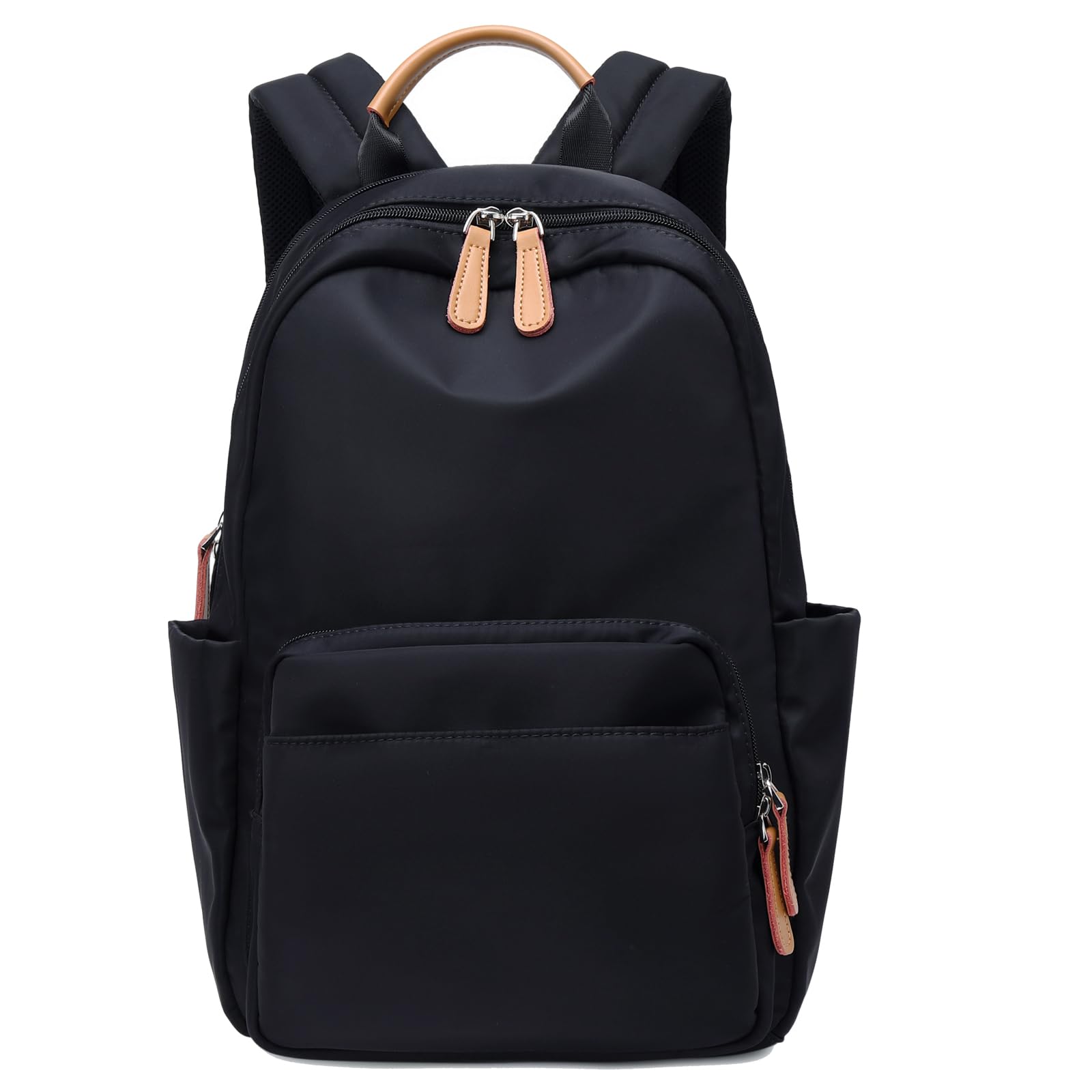 [PAOIXEEL] 2層構造 14ポケット リュック レディース メンズ A4 大容量 PCリュック 通学 通勤 大人 おしゃれ 防水 軽量 ナイロン 背面ファスナー 外出 アウトドア 男女兼用 リ