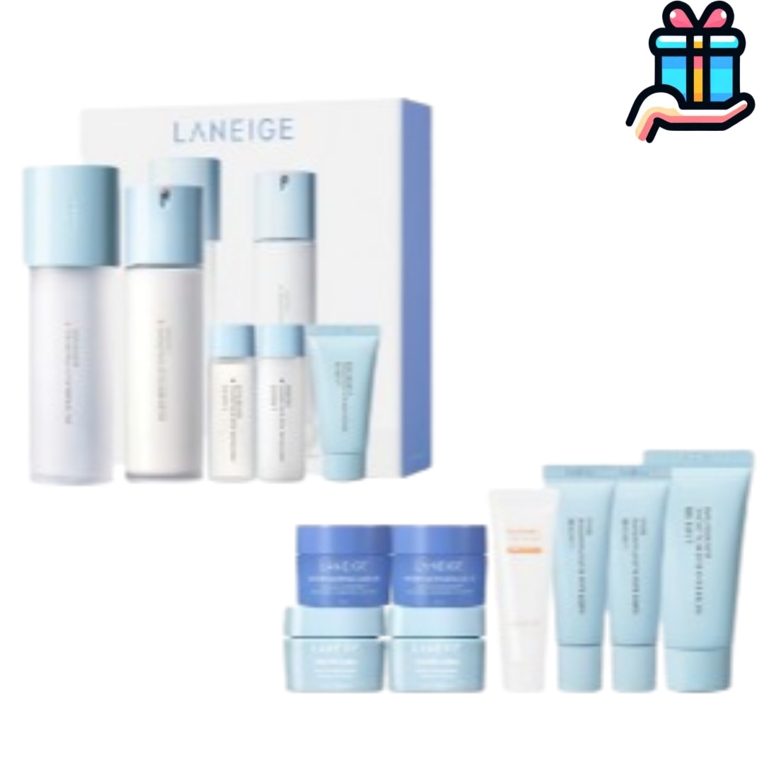 [大容量 企画商品]ウォーターバンク ブルー ヒアルロニック 2種トナー 160ml エマルジョン 120ml + 追加贈呈品 保湿 ツヤ 栄養ケア スキンケア 韓国コスメ 高保湿 エッセンス 肌のキ