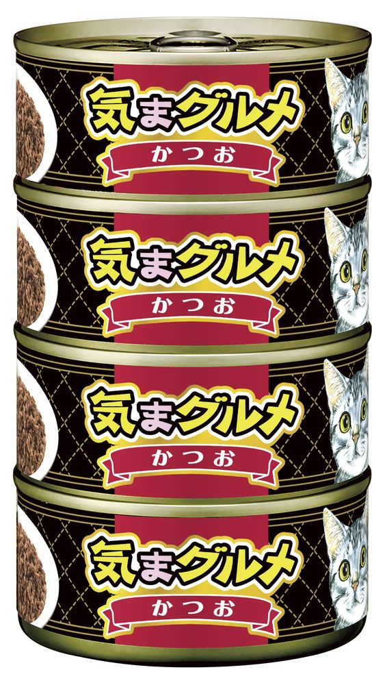 （まとめ買い）気まグルメ4P かつお 620g 猫用フード [x12]