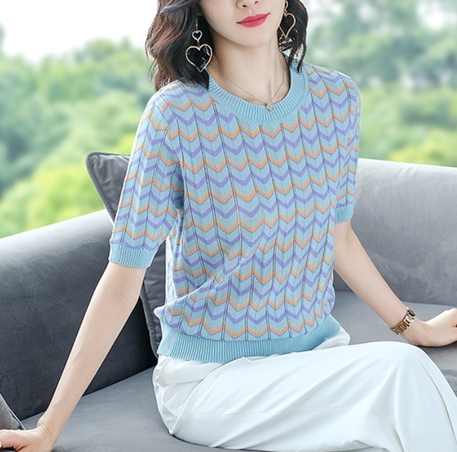 トップス デート モテアイテム ニットソー カットソー 半袖 ニット 可愛い きれいめ 上品 おしゃれ かっこいい 可愛い ラブリー キュート ガーリー クール モード系 セクシー エレガント