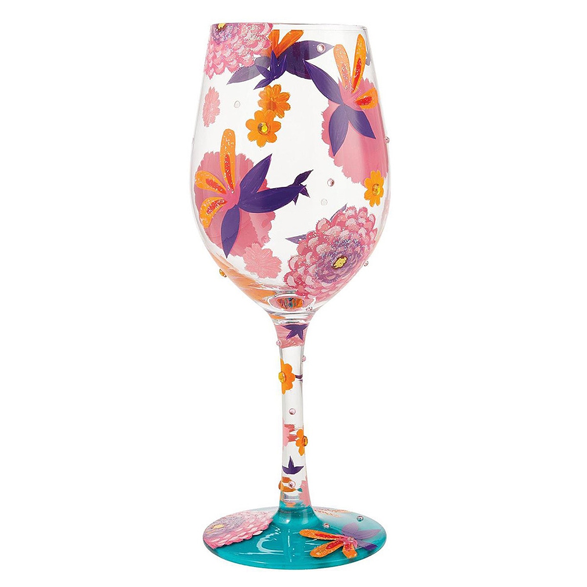 グラス ワイングラス 食器 コップ 6013100 Funky Florals マルチカラー