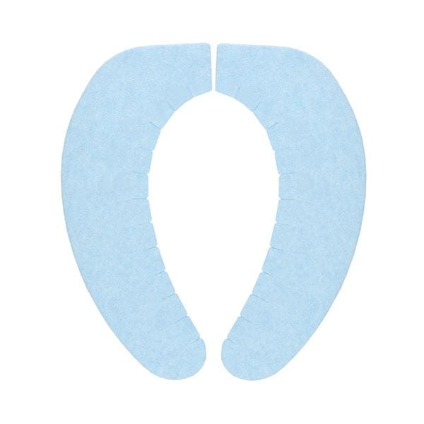 （まとめ） サンコーおくだけ吸着 ズレな~いベンザシート 無地 ブルー KA-22 1パック（2組） (×5セット)