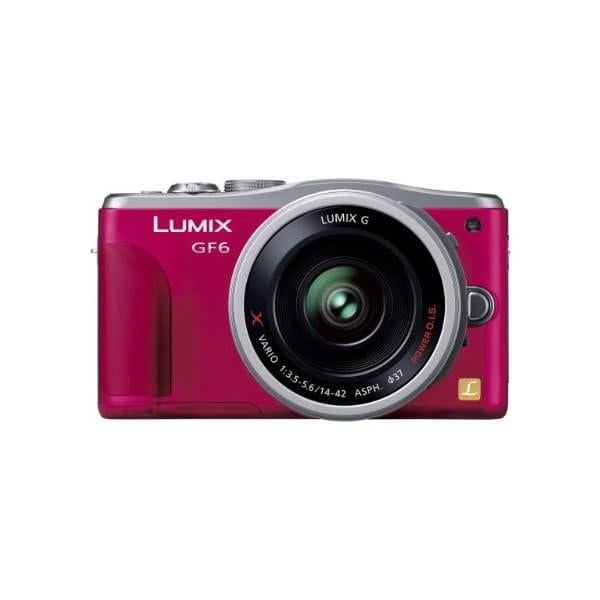 【中古】パナソニック ルミックス ミラーレス一眼カメラ ルミックス GF6 レンズキット 電動標準ズームレンズ付属 レッド DMC-GF6X-R 70,290円