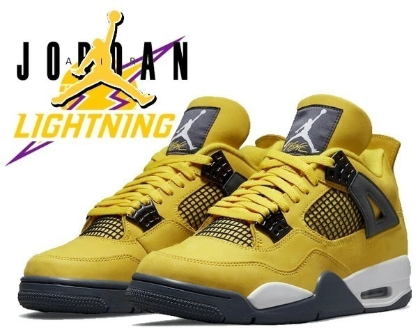 エアジョーダン4 レトロ ct8527-700 AIRJORDAN IV LIGHTNING