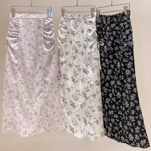 SN スカート レディース マキシ丈 ロングスカート