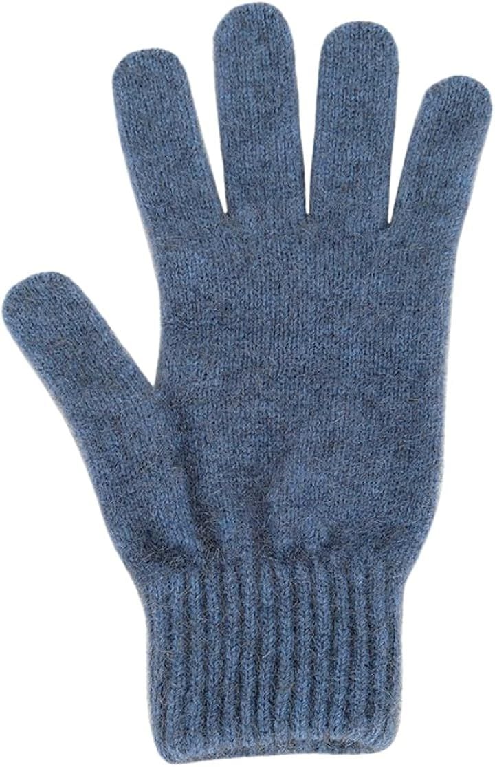 ポッサムメリノ 手袋 防寒 防風 保温グローブ 男女兼用 暖かい ウール手袋 自転車 バイク アウトドア 通勤通学 暖かい手袋 秋 冬用( ライトブルー, M)