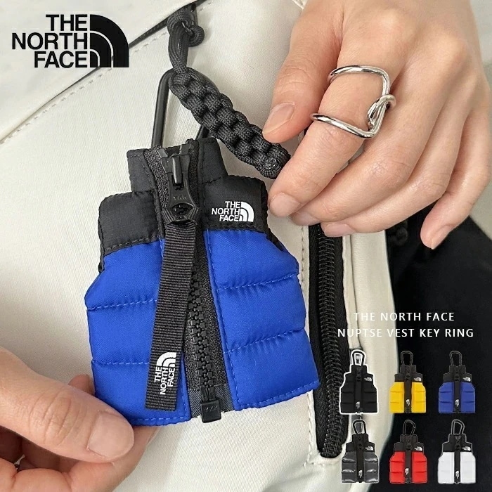 【送料無料】THE NORTH FACE / NUPTSE VEST KEY RING ノースフェイス バッグチャーム キーケース キーホルダー ストラップ ロゴ