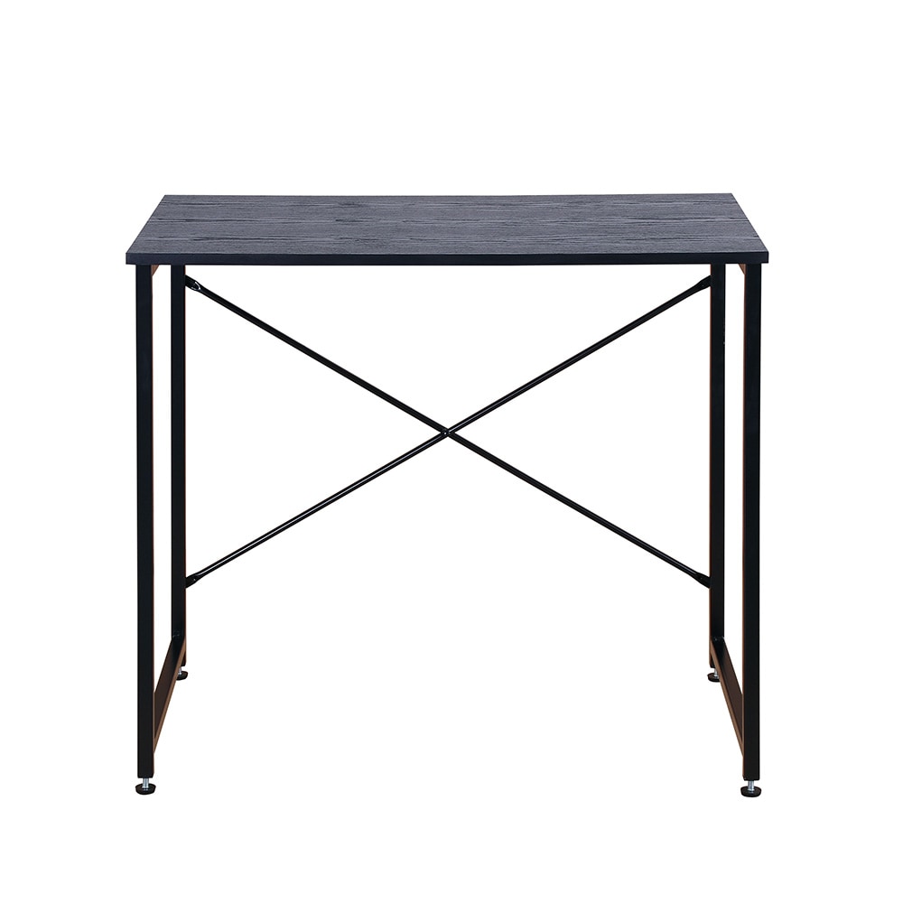 【国内発送】18623set 【WF301556AAAオフィスチェア+パソコンデスク セット】【ブラック】シンプルデスク　簡易デスク 木製　机　ワークデスク